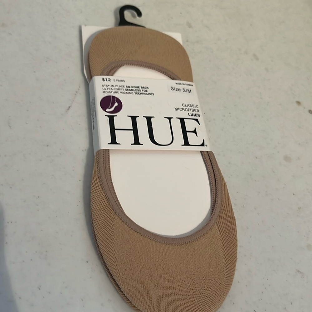 2 pair nwt Hue microfiber liner s/m